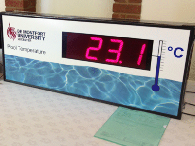 swimming pool temp