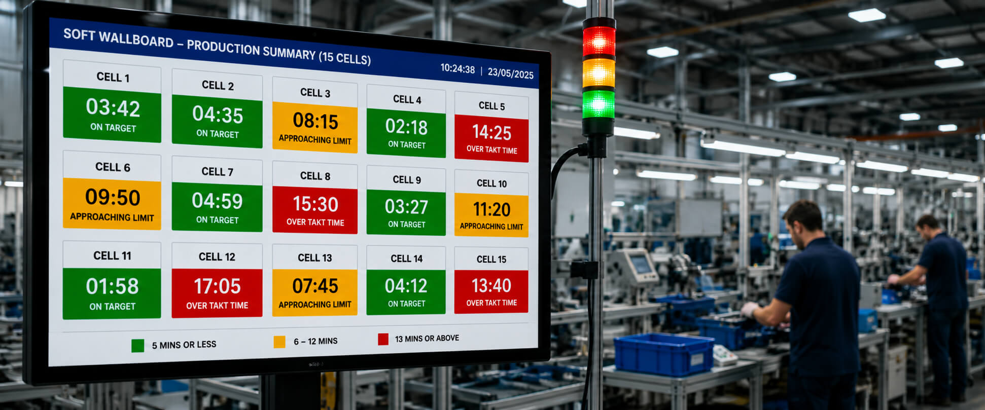 Production Takt Timers